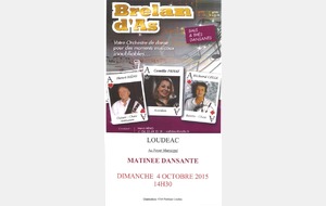 Matinée dansante le 4 Octobre 2015 à 14h30