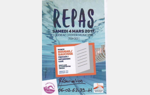 Repas LE SAMEDI 4 MARS 2017