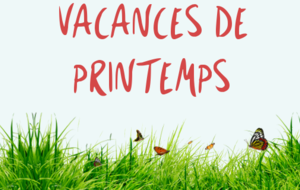 Horaires entraînements Vacances Printemps 2019