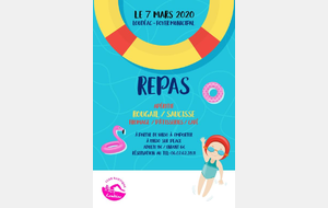 Repas du 7 mars 2020 : inscription repas