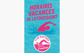 Horaires vacances Toussaint