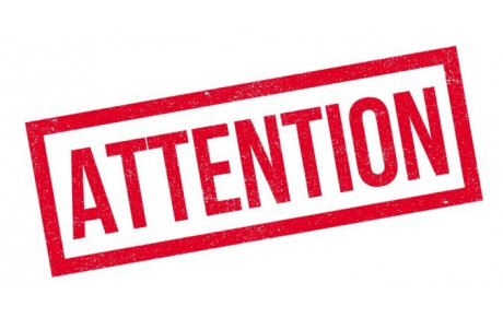Attention fermeture piscine