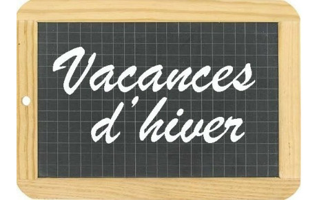 Horaires vacances Hiver