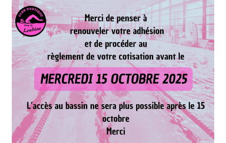 Adhésion et cotisation
