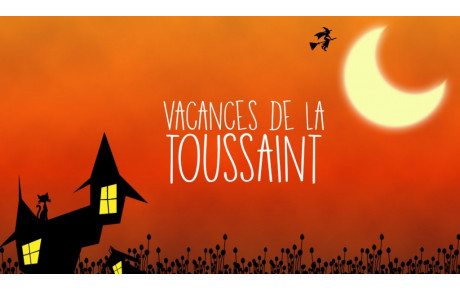 Horaires vacances Toussaint